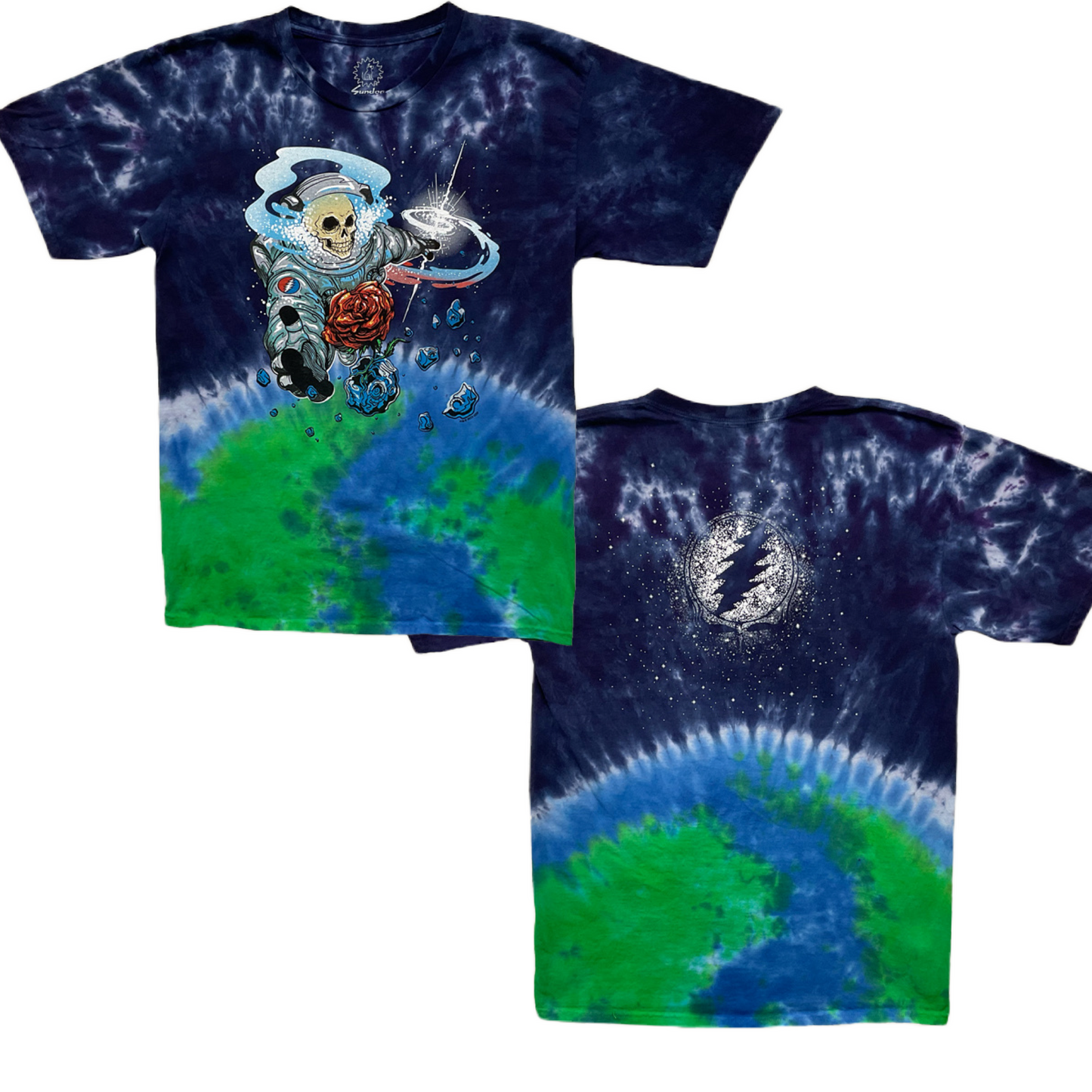Grateful Dead Spaceman tie dyed t-shirt - eDeadShop
