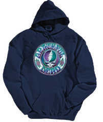 Batik Steal Your Face Hoodie on Navy