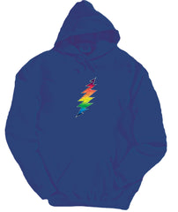 Grateful Dead Lightning Bolt Royal Blue Hoodie