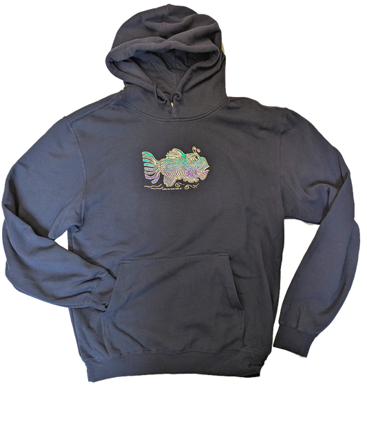 Jerry Garcia Art- Fish Hoodie NEW!!!