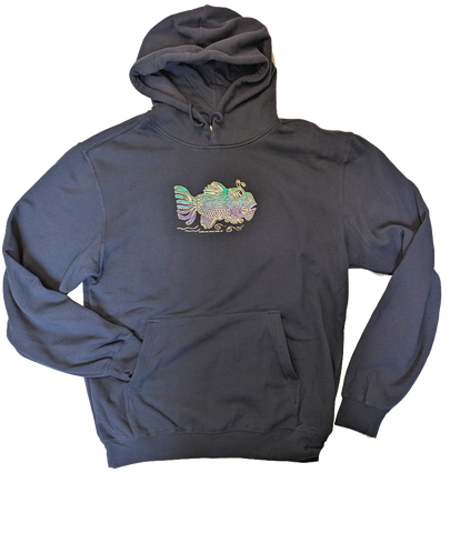 Jerry Garcia Art- Fish Hoodie NEW!!!