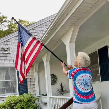 Patriotic Bears tie dyed t-shirt