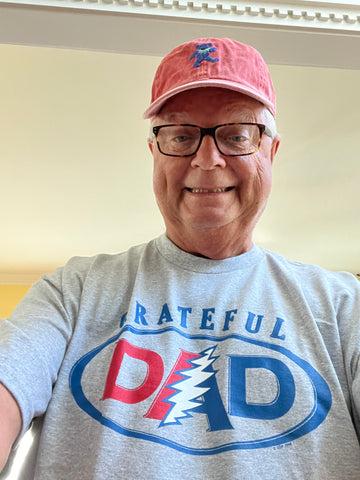 Grateful Dad on Grey t-shirt