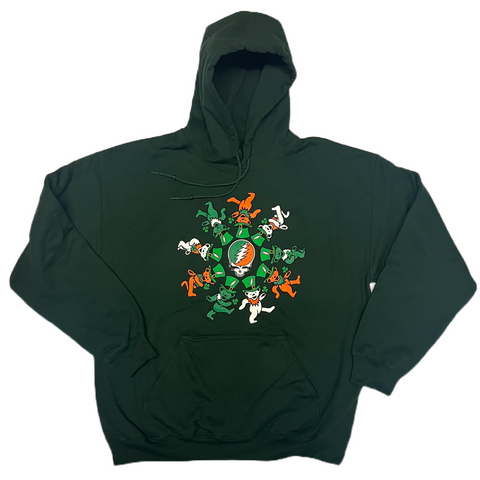 Grateful Dead Irish Bears Hoodie