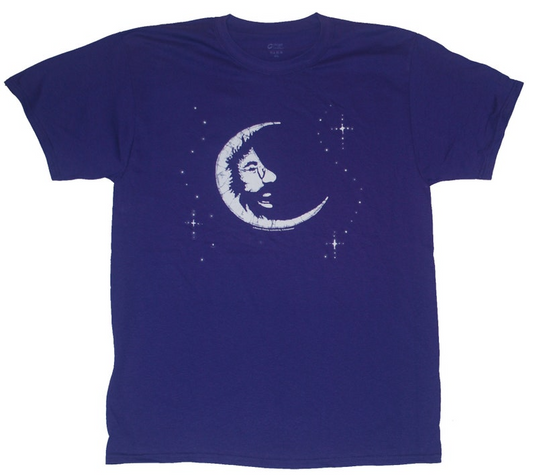 Jerry Garcia Moon on Purple