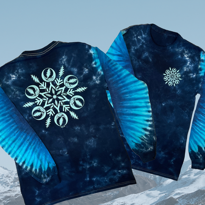 Bolt and Stealie Snowflake Long Sleeve t-shirt