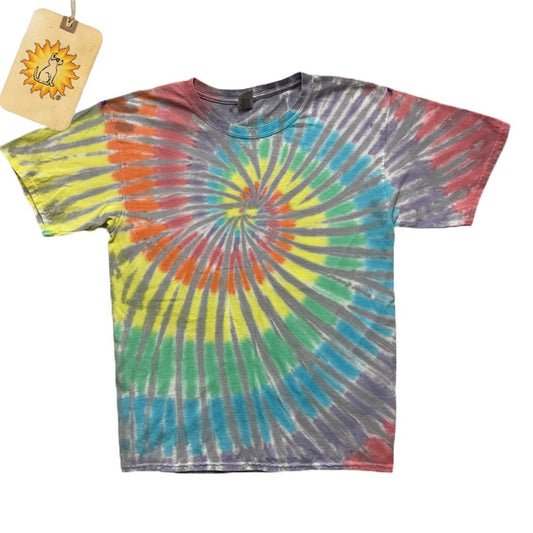 Light Glass Youth tie dye t-shirt - eDeadShop