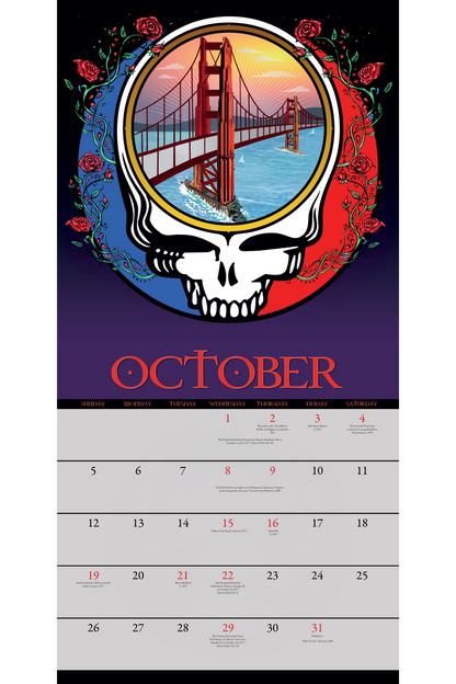 2025 Grateful Dead Wall Calendar