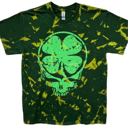 Distressed Shamrock Stealie t-shirt
