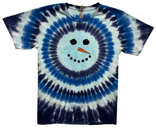 NEW Snowman Youth tie dye t-shirt