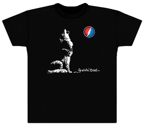 Grateful Dead - Wolf and Stealie Moon T-Shirt
