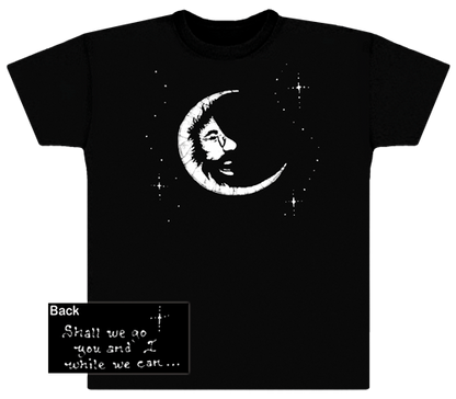 Jerry Garcia Moon on Black