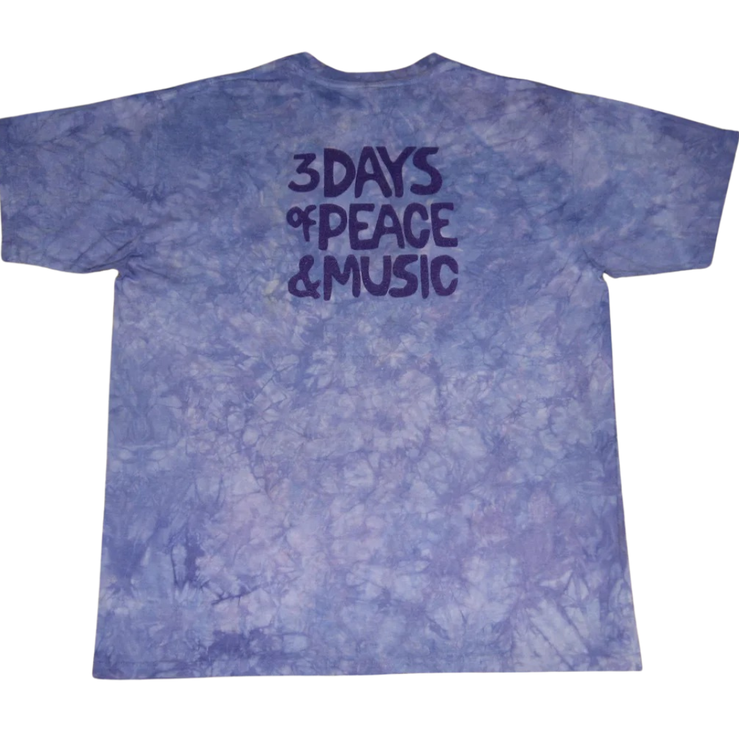 Woodstock Dove- Purple Tie Dye t-shirt