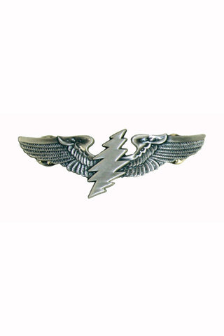 Grateful Dead Lightning Bolt Pilot Pin Rockwings