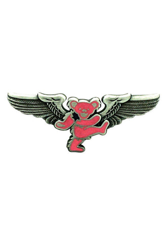 Grateful Dead Pink Bear Pilot Pin Rockwings