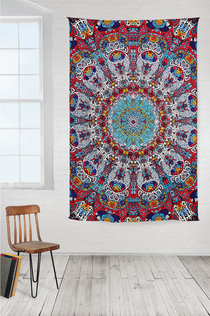 3D Glow in the Dark Sunburst Tapestry 60x90 - Art by Chris Pinkerton