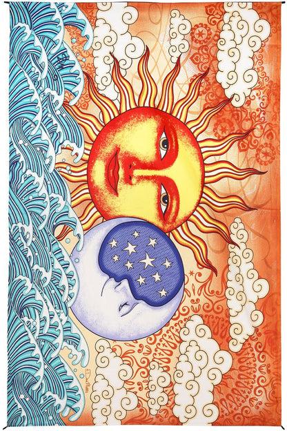 Sun & Moon Ocean Tapestry 60x90 - Art by Dan Morris