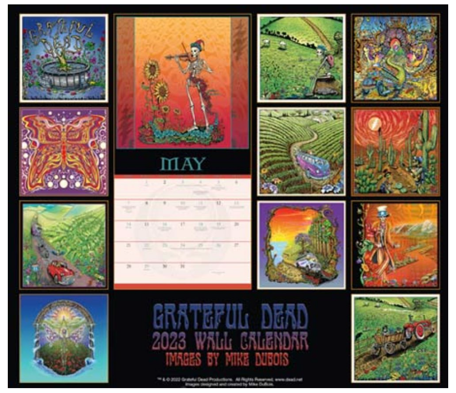 2023 Grateful Dead Wall Calendar