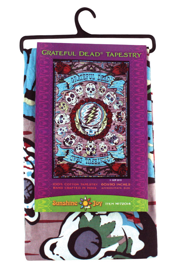 Grateful Dead Mexicali Skulls 3D Tapestry - eDeadShop