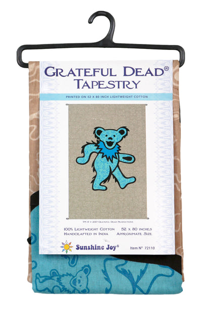 Grateful Dead Dancing Bear Tapestry - eDeadShop