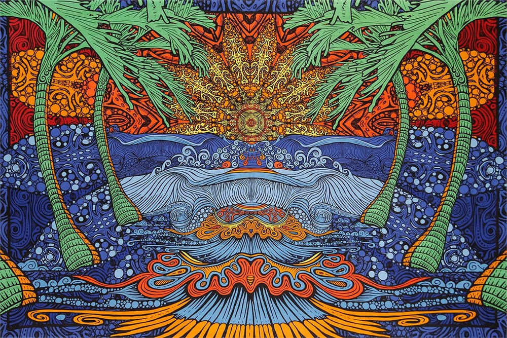 3-D Epic Surf Tapestry