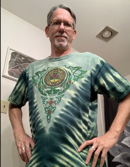 Grateful Dead Celtic Knot Steal Your Face Tie Dye t-shirt