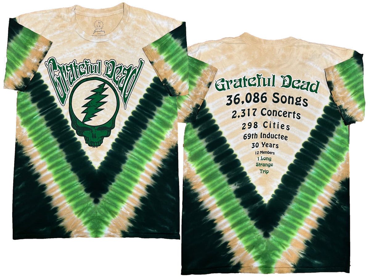 Grateful Dead Countdown Tie Dye T-Shirt | 36,086 Songs | eDeadShop