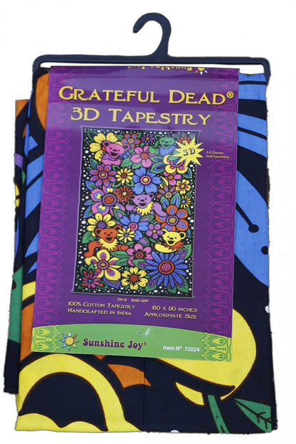 3D Grateful Dead Jam Bears Tapestry - eDeadShop