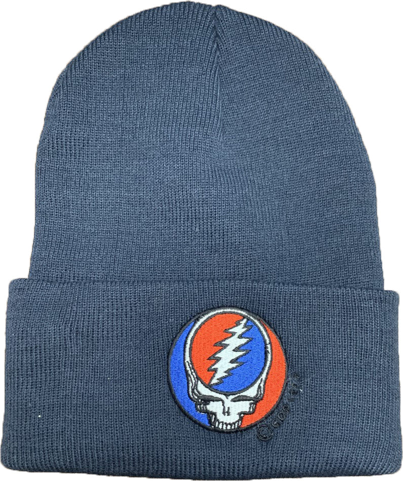 Steal Your Face Embroidered Beanie/Hat - eDeadShop