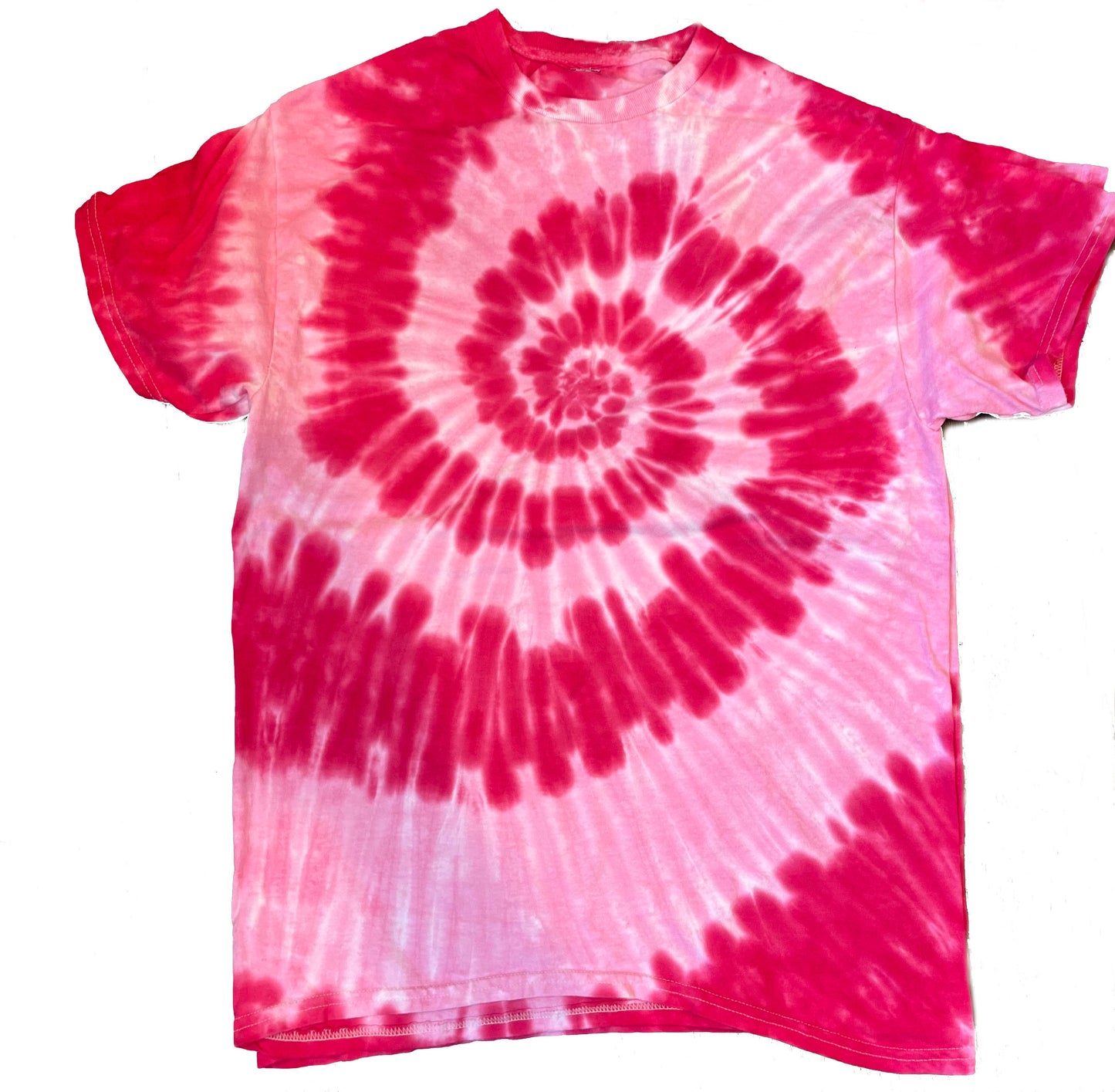 Pink Swirl Tie Dye t-shirt - eDeadShop