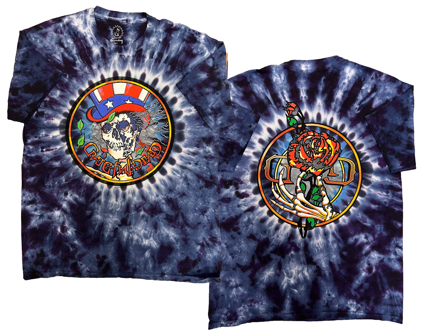 Grateful Dead Psycle Sam tie dye t-shirt