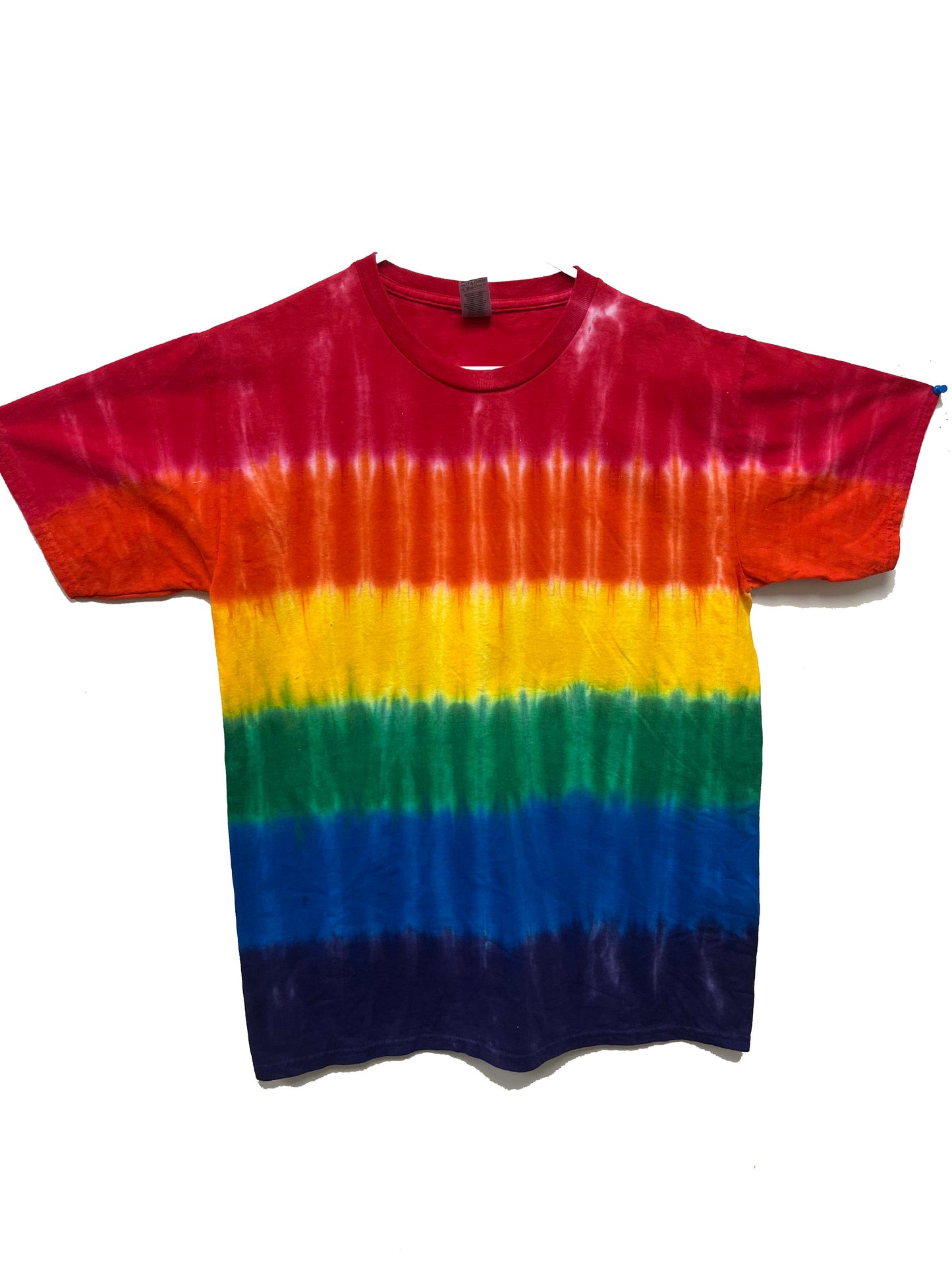 Rainbow Stripes tie dye t-shirt