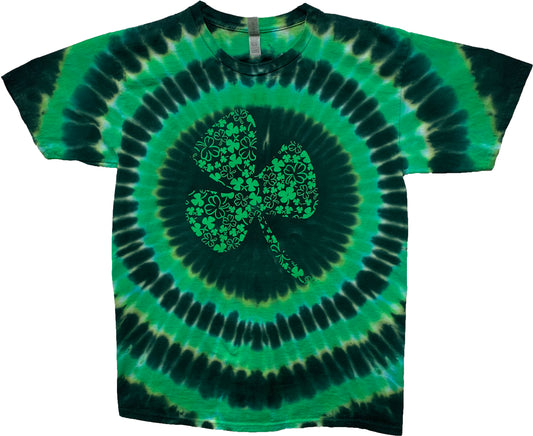 Green Shamrock Tie Dye - eDeadShop