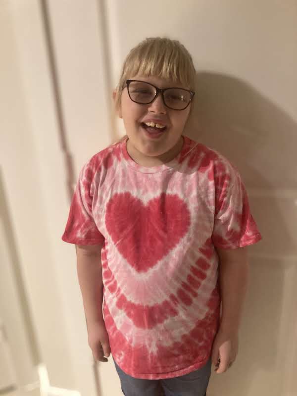 Pink store heart shirt