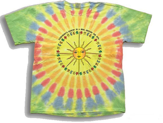 Grateful Dead Bears Around the Sun Youth tie dye t-shirt - eDeadShop