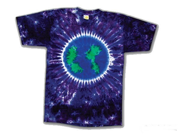 Earth Youth tie dyed t-shirt - eDeadShop