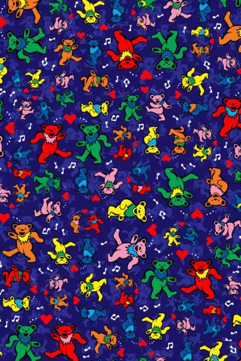 3D Grateful Dead Jam Bears Tapestry