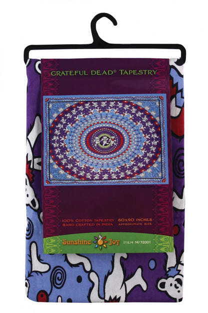 Grateful Dead Blue Bears Tapestry - eDeadShop
