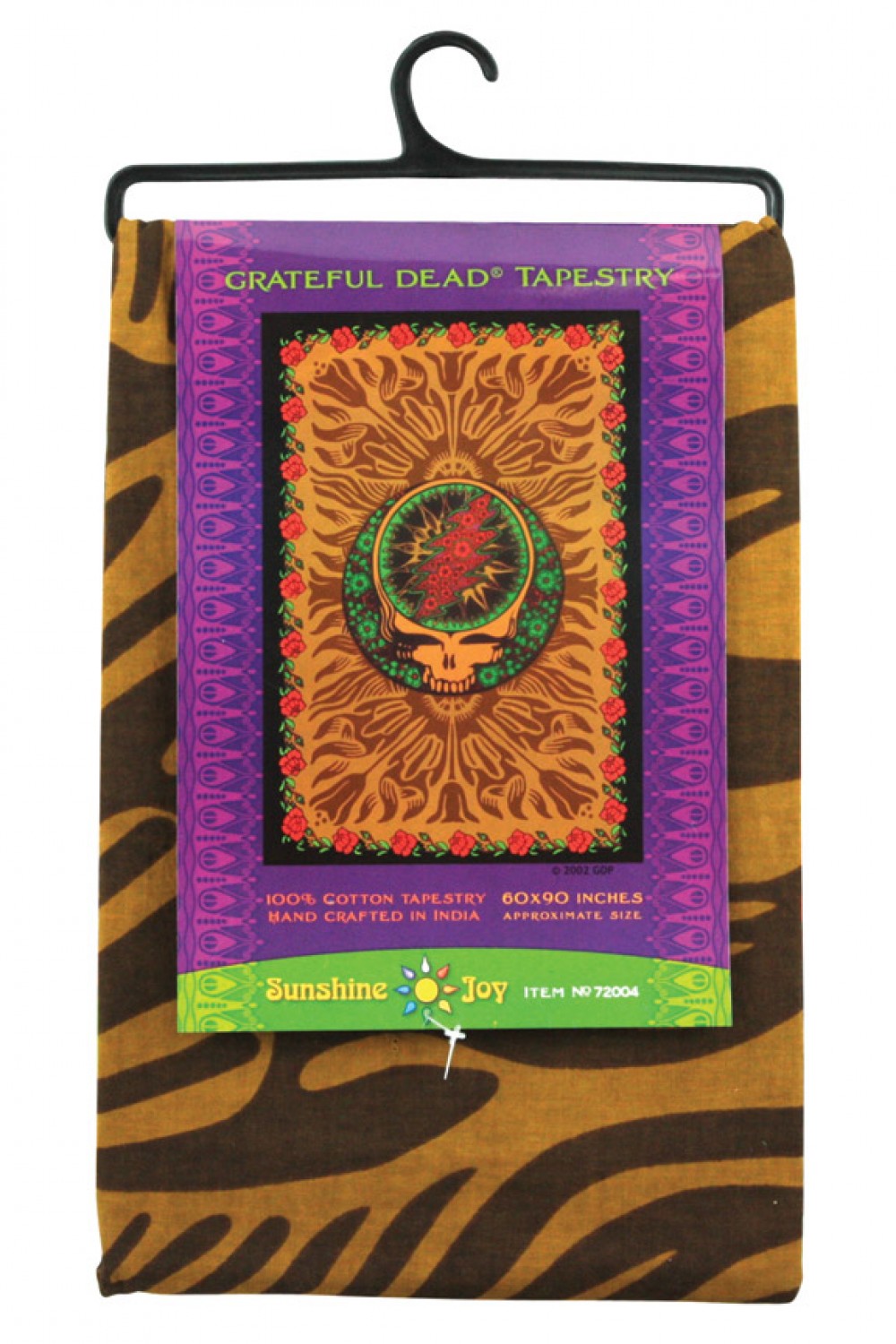 3D Grateful Dead Brown SYF & Roses Tapestry