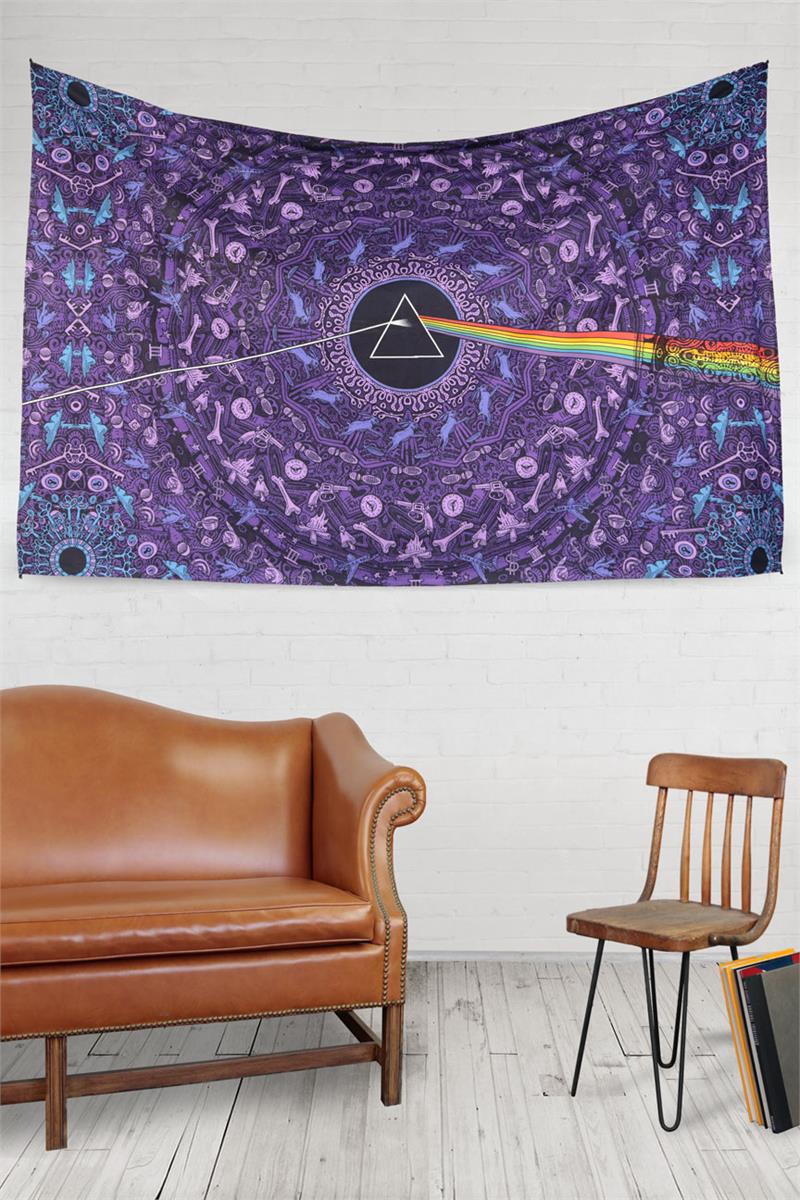 3-D Pink Floyd Dark Side Lyrics Purple Tapestry