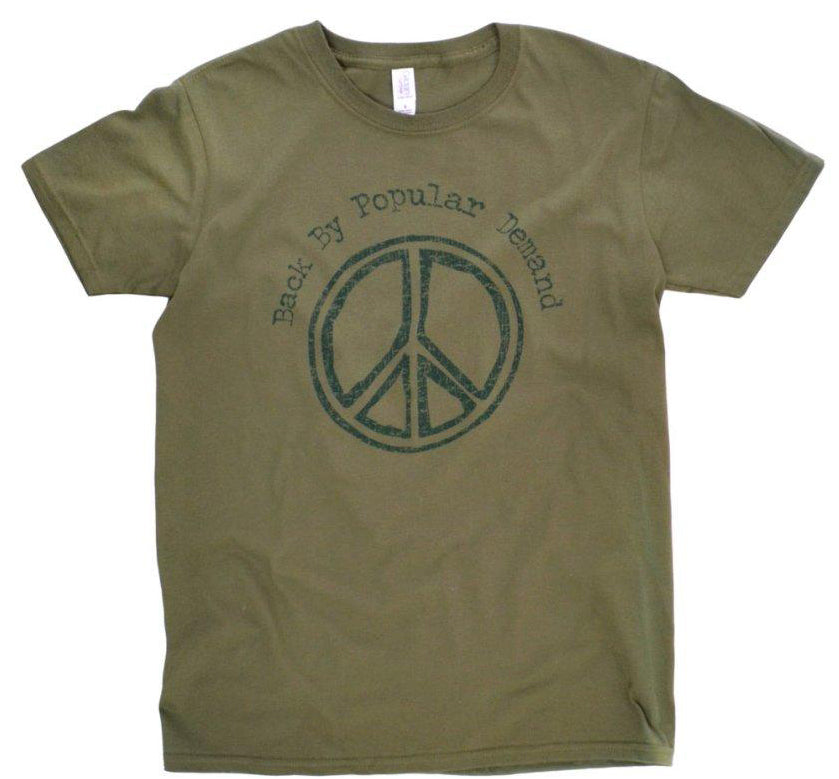 Peace Back by Popular Demand t-shirt - eDeadShop