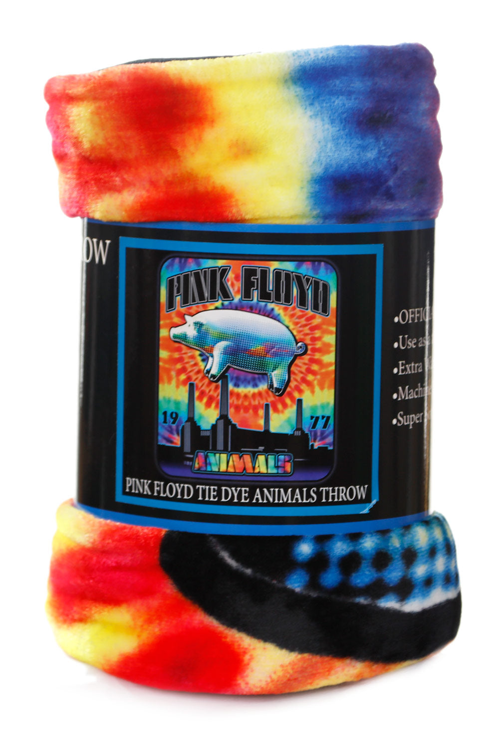 Pink Floyd Fleece Throw Blanket Animals - eDeadShop