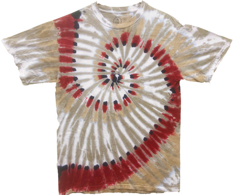 Canyon Red Swirl Tie Dye