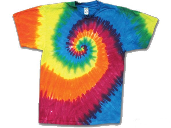 Retro Youth tie dye t-shirt - eDeadShop